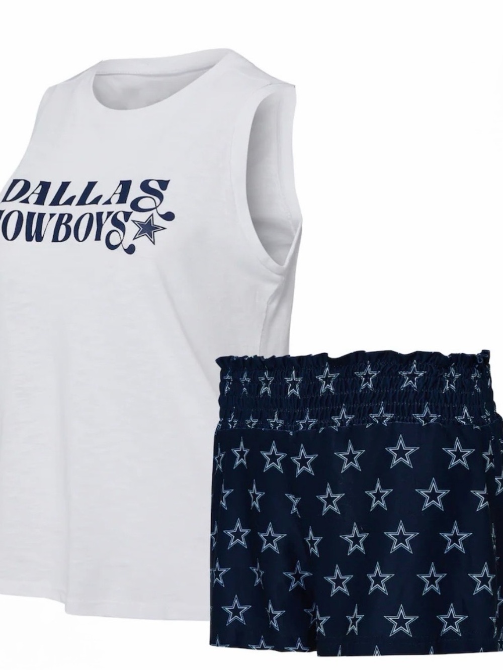Dallas Cowboy’s Concepts Women’s Guage Tank and Short Sleep Set